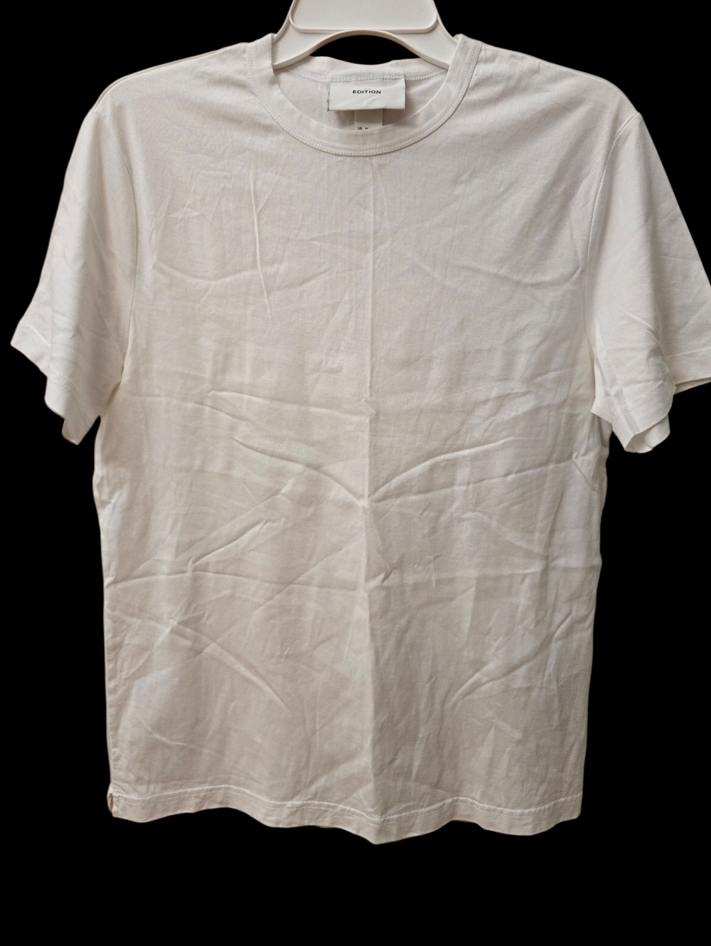 H&M White Short Sleeve Crew Neck Tee